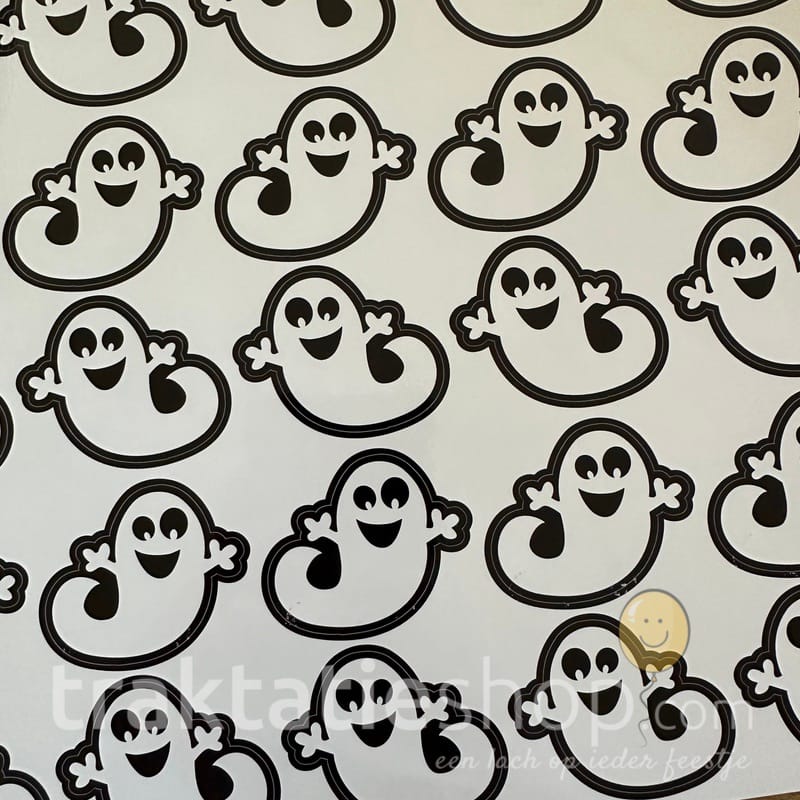 Sticker vinyl Boo - traktatieshop.com