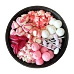 Snoepschaal Roze/Wit (1 kilo)